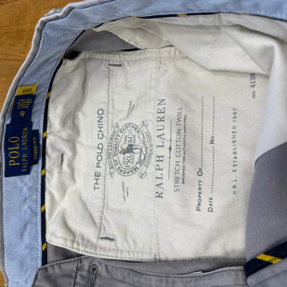 Polo Ralph Lauren chino shorts men's 40‎ classic 9